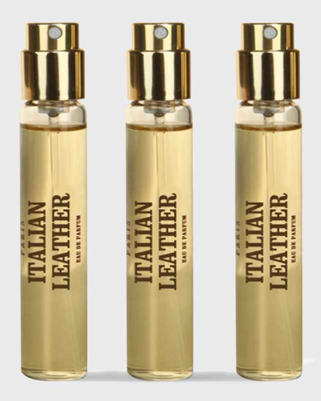 Italian Leather Travel Spray Refills, 3 x 0.3 oz.